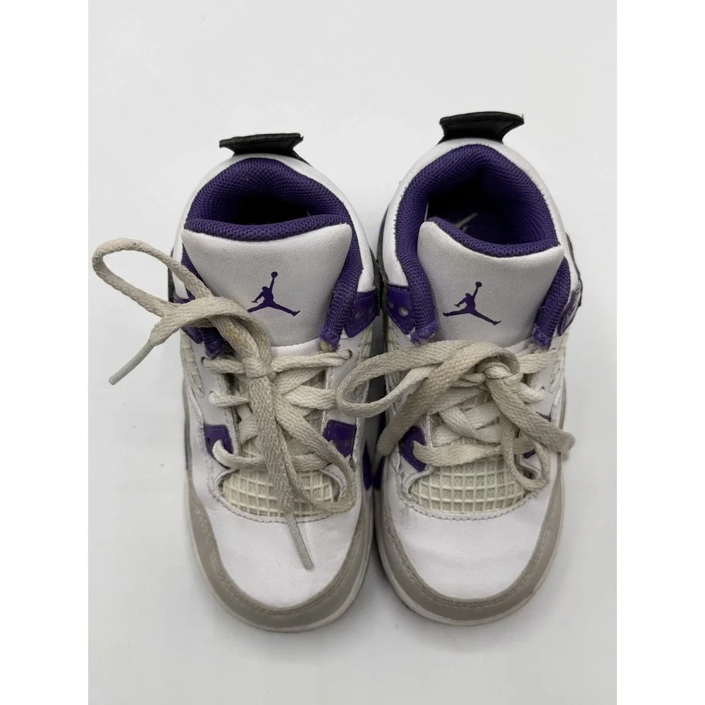Jordan 4 Retro Ultraviolet 308500-108 Toddler Size 7.5C Pre-Owned No Box